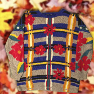 flowery Knit Crewneck