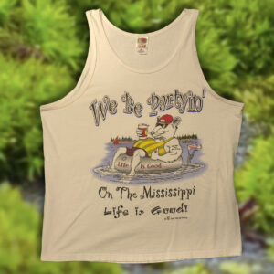 1995 Partying on the mississippi tank top