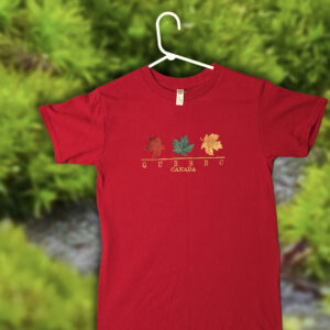Quebec embroidered T-shirt